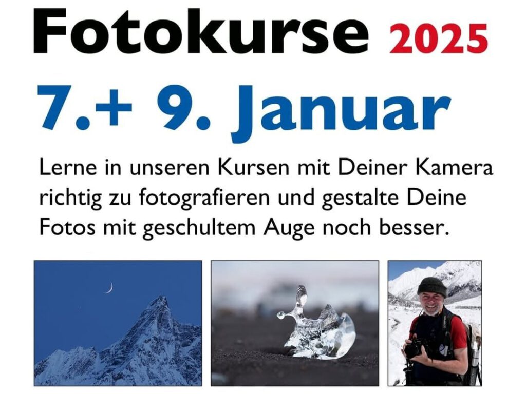 Fotokurse Januar